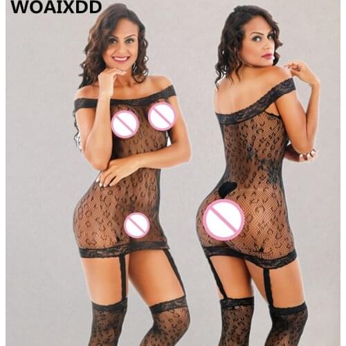 Sheer Bodystocking Crotchless Full Body Pantyhose Plus Size Transparent Sleeveless Open Crotch Strap Tights Lingerie Teddy