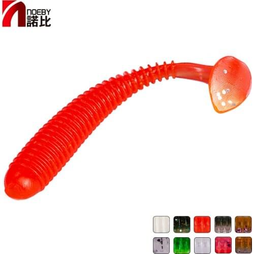 NOEBY S3101 Fishing Lures 5/6/7.5/ 8.75cm Soft Lure Worm Artificial Tackle Leurre Silicone Bait 2021 Soft Lure Shad