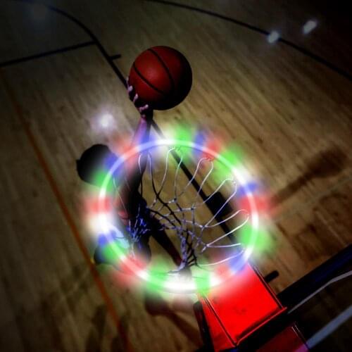 LED Basketball Hoop Solar Light Playing At Night Lit Basketball Rim Attachment Helps You Shoot Hoops At Night LED Strip Lamp