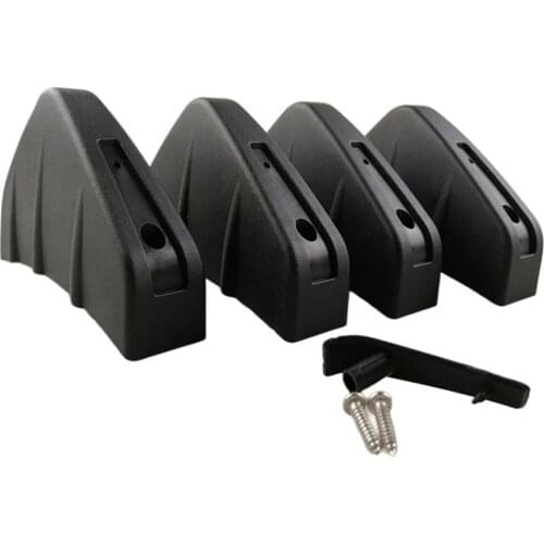 Universal Car Modified Rear Spoiler Mini Rear Lip With Deflector For Bumper Chassis Decoration Durable PP Screw Fixed