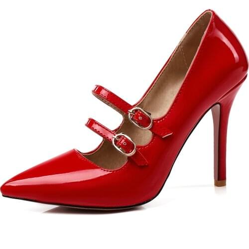 In the spring and autumn fashion pointed with ultra fine with shallow mouth 31-47 super bride shoes of 1869 small yard