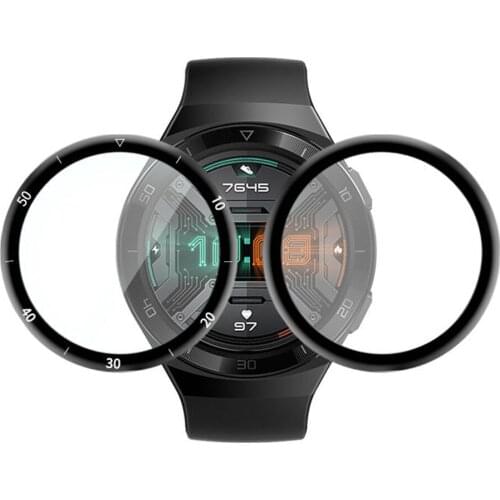 Full Screen Protector Film For Huawei Watch GT 2e GT2 e 46mm 3D Curved Screen Protective Film For Huawei GT2e GT 2 e Cover