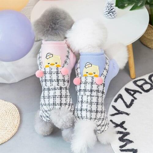Chicken Pattern Pets Winter Dog Clothing Warm Dog Jumpsuit Coat Jacket Poodle Bichon Pomeranian Schnauzer Dog Costume Apparel