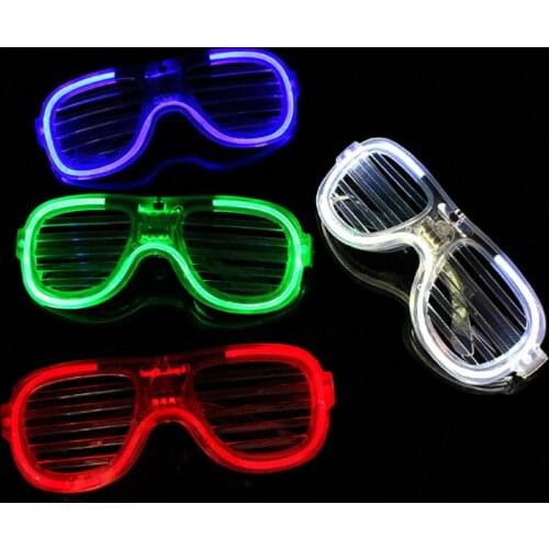12 Pcs Flashing Led Glasses Luminous Party Decorative Lighting Classic Gift Bright LED Party Bar Birthday Glowing Christmas