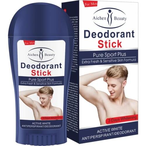50ml Mens Refreshing Ball Body Antiperspirant Underarm Deodorant Roll on Fragrance Smooth Stick Armpit Anti Odor Cream for Men
