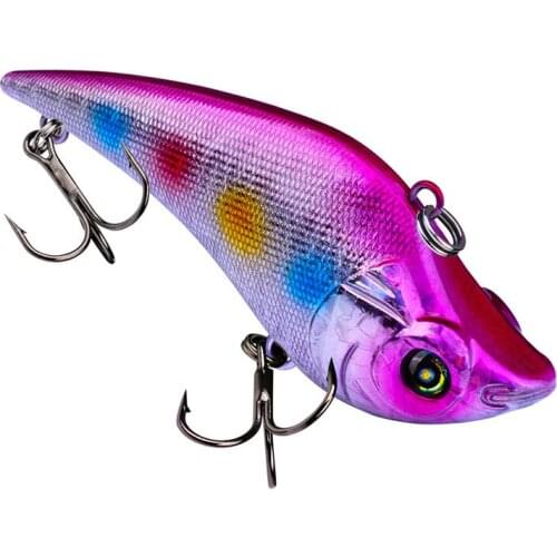 6Colors 19g/9cm Artificial ABS Plastic Hard Bait Bass 4# With Sharp BKB Hook Anti-corrosion Swimbait Wobbler VIB Bionic Bait