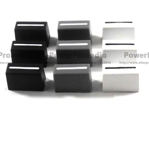 9pcs/lot New Channel Crossfader Fader Cap Knob Fit For RANE 57 TTM57 TTM57sl TTM57mk2 black gray white