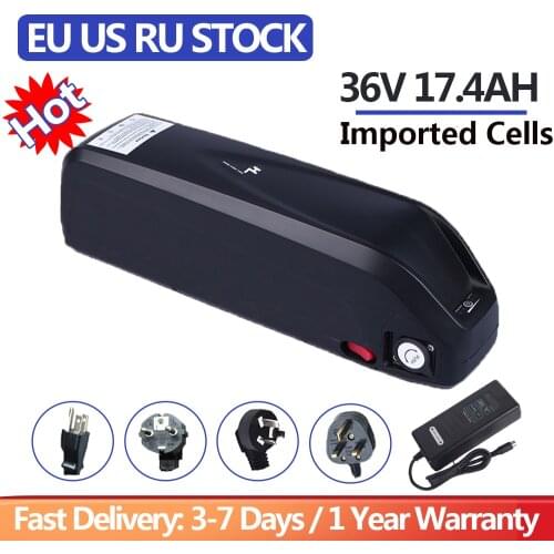 Electric eBike Battery Hailong Samsung 18650 Cells Pack 36V 17.4AH Bicycle Lithium Battery for Bafang Mid motor Brushless