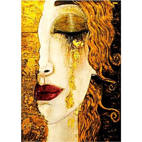 5D DIY Diamond Painting Abstract Woman Cross Stitch Kit Full Drill Embroidery Mosaic Art Picture of Rhinestones Craft Decor Gift