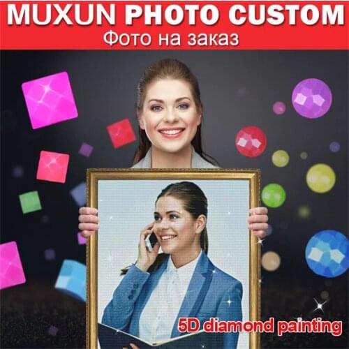 5D Photo Custom Diamond Painting Full Square/Round Drill Make Your Own Cross Stitch Rhinestone Wall Art Picture For Home Decor