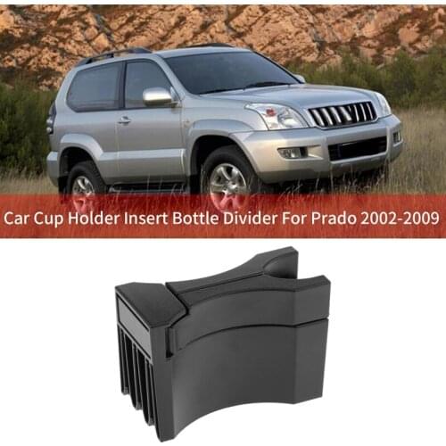 Car Center Console Cup Holder Insert Bottle Divider for Toyota Prado 2002-2009 Durable Practical Multifunctional