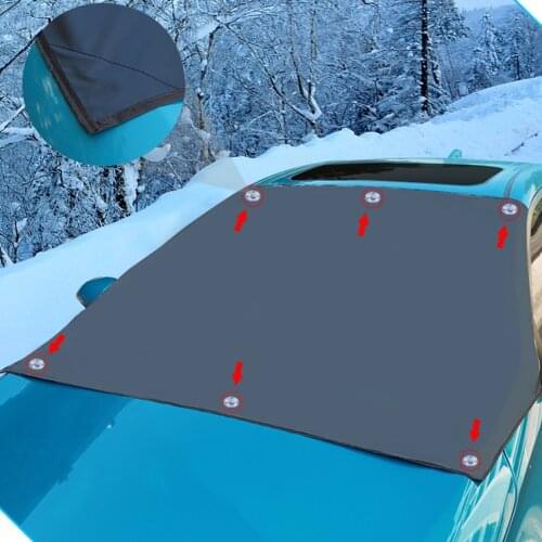 Automobile Magnetic Sunshade Cover Car Windshield Snow Sun Shade Waterproof Protection Cover Car Windshield Cover