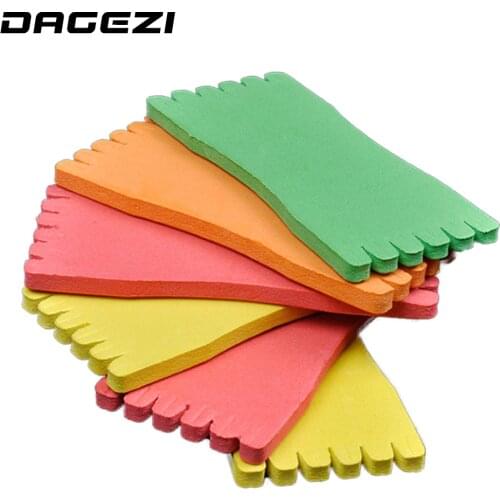 DAGEZI 50Pcs/lot EVA Foam Wire Board Fishing Winding Line Board Pesca Fishing Tackle box fishing Accessories 12cm/8cm