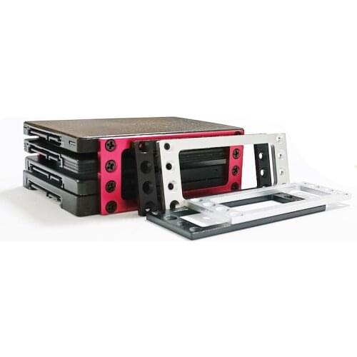 DIY 2.5 inch solid state hard disk SSD aluminium alloy bracket ITX Computer case built-in bracket 2/3/4 bays DE089
