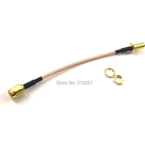 Free Shipping 5pcs 10cm SMA Male to Female Pigtail WLAN Network RF Antenna RG316 Coaxial Cable