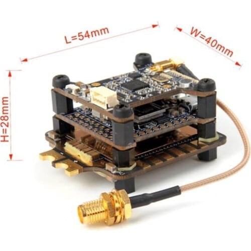 Holybro Kakute F4 V2 All-In-One flight controller / ATLATL HV V2 5.8G FPV Video Transmitter / Tekko 32 4in1 BLHeli 32 ESC Combo