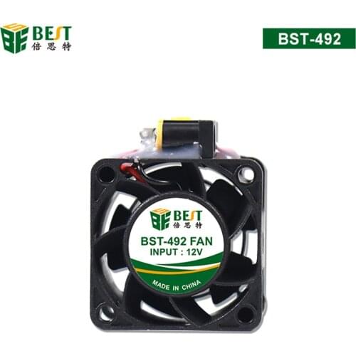 12V Mini IC Chip Cooling Fan Double-bearing Welding Cooler Filter Smoker Smoke Extractor Mobile Phone Computer Pad Solder Repair