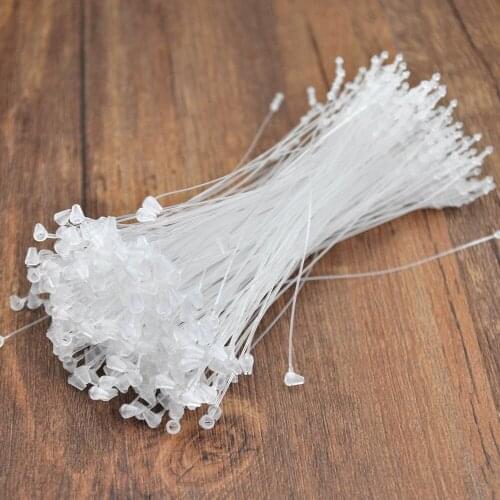 Transparent plastic snap tag rope buckle hand needle tip head snap fastener