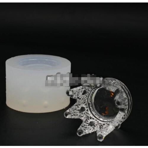 Transparent Silicone Mould Dried Flower Resin Decorative Craft DIY Storage Crown ashtray Mold epoxy resin molds for jewelry