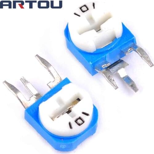 10PCS Adjustable Resistor Potentiometer Lanbai Vertical 1K 2K 5K 20K 50K 100K 200K 100R 200R 500R
