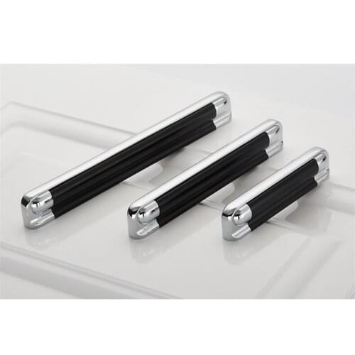 High grade zinc alloy kitchen bedside cupboard handle bookcase solid hardware handle cabinet drawer wardrobe pulls handle 128mm