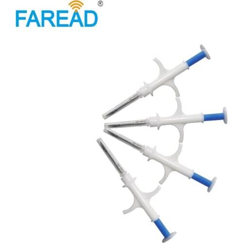 Free shipping 1.4*8mm ISO Chip FDX-B animal implantable fish Microchip Injector for birds reptiles with unique ID