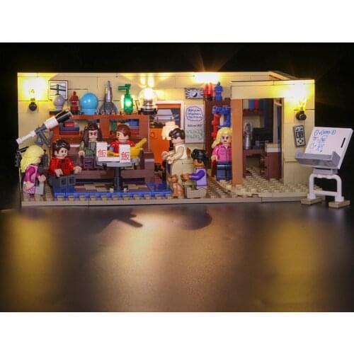 LED Light Compatible for 21302 16024 Big Bang Theory Building Blocks Bricks Toys Gifts (Only LED Light, No Block Kit)