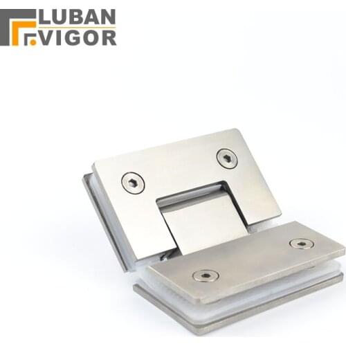 Solid 304 stainless steel 135degree bathroom folder, hinge, diamond-type shower glass Hinge, 135 degrees,hardware