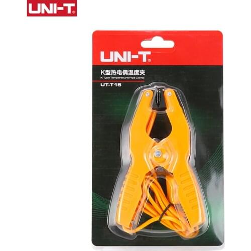 UNI-T UT-T15 K Type Probe Thermocouple Sensor Temperature Measurement Clamp For UT320A UT320D UT321