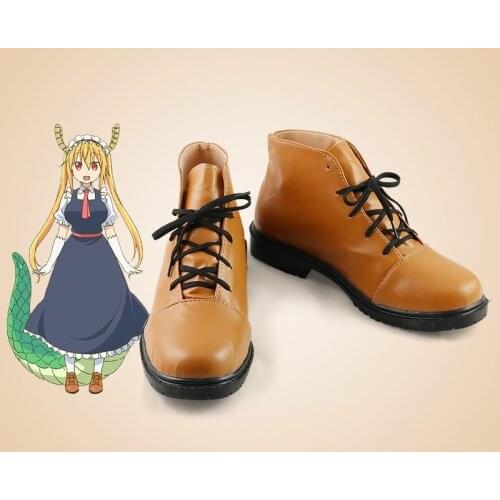 Unisex Anime Cosplay Miss Kobayashis Dragon Maid Toru Cosplay Costumes Boots Custom Made