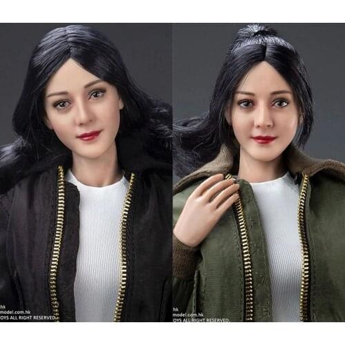 VCL-1006 1/6 Asian Beauty Head Sculpture Dilraba Head Carving Fit 12'' Action Figure Body Doll In Stock