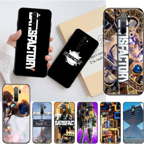 YJZFDYRM Hot game Satisfactory Phone Case Cover for Redmi Note 9 8 8T 8A 7 6 6A Go Pro Max Redmi 9 K20