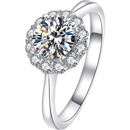 Sunflower 100% Real 925 Sterling Silver Rings Womens Model Fairy Engagement Wedding Luxury Party Gift Jewelry Exquisite Elegant