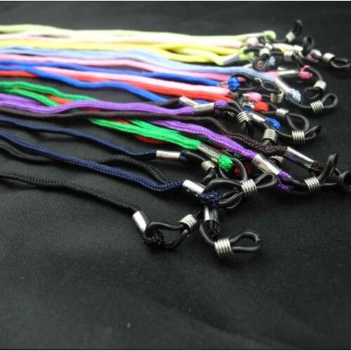 12 Pcs/Set Eyewear Nylon Cord Reading Glass Neck Strap Eyeglass Holder Multi Color SEC88