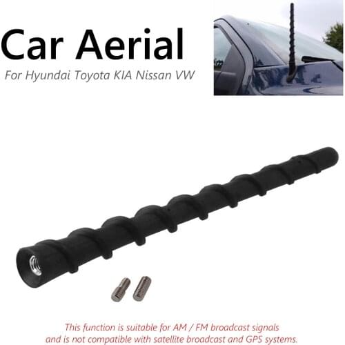 7 inch Car Short Spiral AM FM Radio Antenna Mast Signal Broadcast Antenna for Ford F-150 Super Duty Raptor 2009-2019