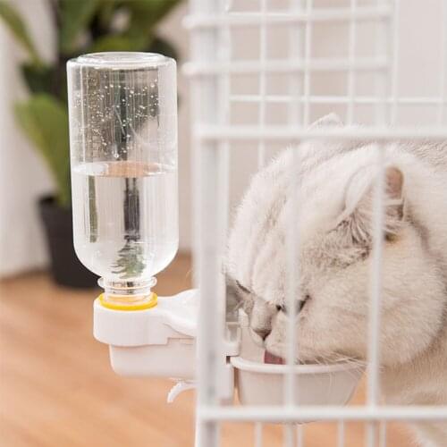 500ML Pet Cage Automatic Water Drinker Rabbit Cat Small Pets Hanging Drinking Bottle Dispenser Pets Supplies