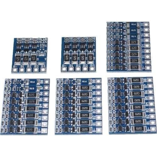 3S 4S 5S 6S 7S 8S 21V 4.2v li-ion balancer board 18650 li-ion balncing full charge battery Balance Function Protection Board