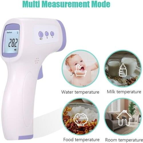 Non-contact Digital Infrared Temperature Non Contact Temperature Gun Laser Handheld IR Temp Gun LCD Display Temperature