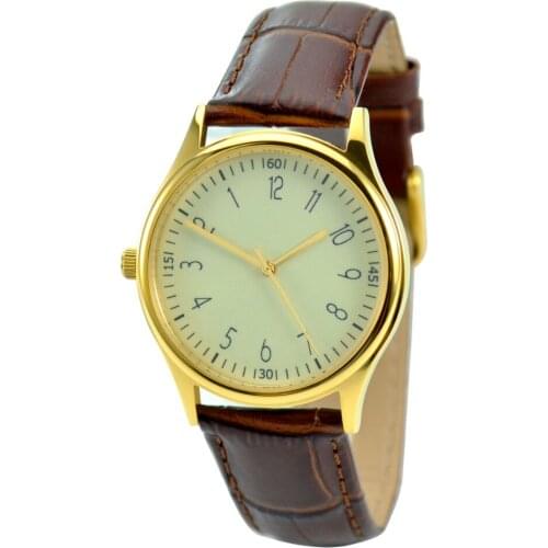 Reverse Watch Gold - Unisex - Free shipping worldwide I Welcome Wholesale