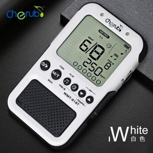 Cherub WMT-918T Digital Metronome with Voice Universal Guitars Rhythm Device Guitar Piano Metronome Rechargeable