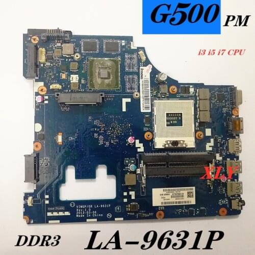 For Lenovo G500 LA-9631P Laotop Mainboard LA-9631P Motherboard with HD 8570M GPU HM70 Free CPU