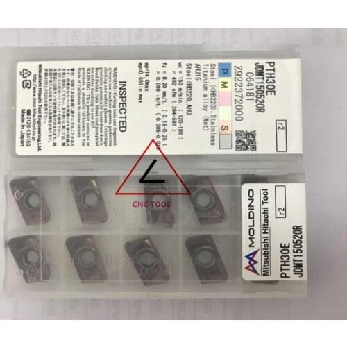 JDMT150520R PTH30E 10pcs Hitachi high cutting performance CNC indexable inserts