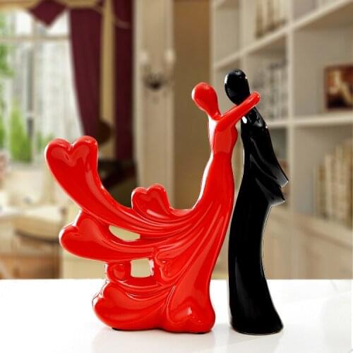 Jingdezhen ceramic art special wedding gift wine Decor ornaments crafts new indoor decoration