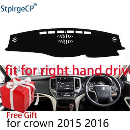 Car Dashboard Cover Mat for Toyota Crown S210 2013-2018 Right Hand Drive Dashmat Pad Dash Mat Covers Dashboard Accessories