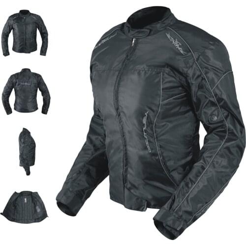 Jacket Lady motorcycle jacket women thermal fabric CE protectors removable Scooter
