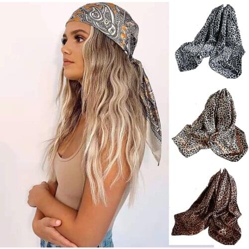 Fashion hijab ladies luxury sunscreen 90*90cm fashionable silk scarf wild beach shawl 100% silk scarf tulle foulard en soie