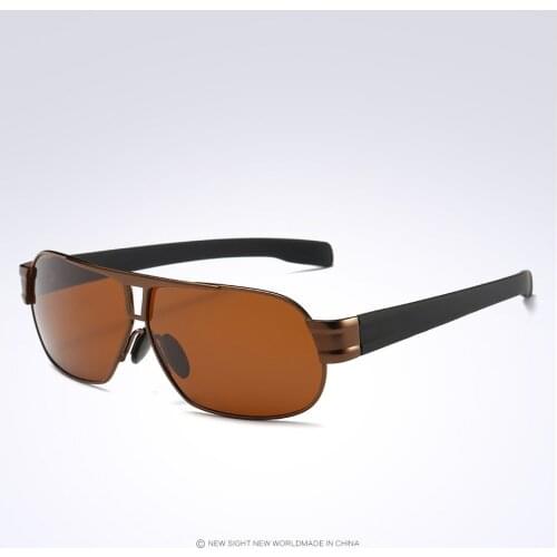 Hot Sale mens aluminum-magnesium car drivers night vision goggles polarizer sunglasses Polarized Driving Glasses 8516