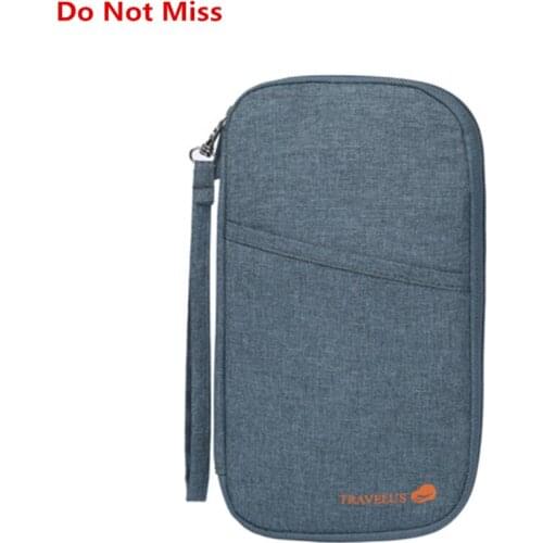 Do Not Miss Drop ship service Travel Accessories high quality travel wallet passport holder document organizer ID Card bag