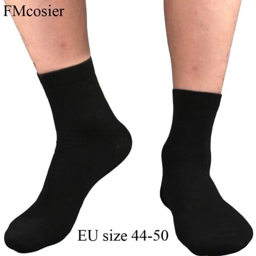 10 Pairs High Quality Male Mens 100% Cotton Socks Meias Sokken For Men Black White Brand New Casual Business Formal Dress Socks