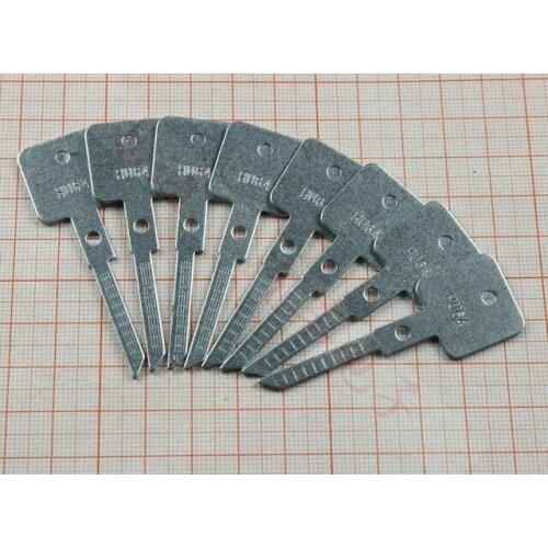 Original Engraved Line Key for 2 in 1 LiShi HU64 key tool scale shearing teeth blank for Benz Car